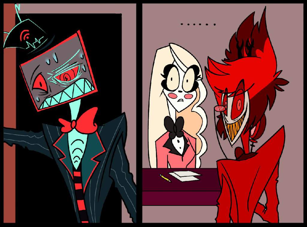 Alastor V.S. Vox (meme comic) | Hazbin Hotel (official) Amino