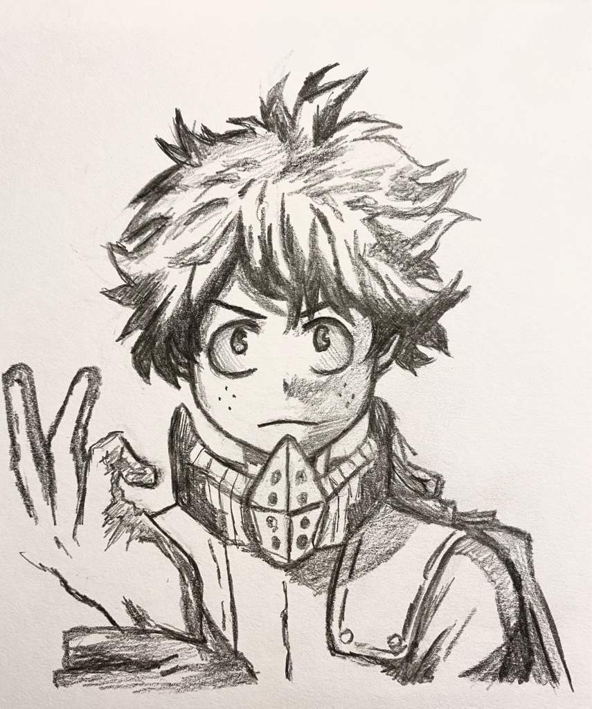 Mascara Deku (Boku No Hero Academia) FANART (WIP) | Anime Amino