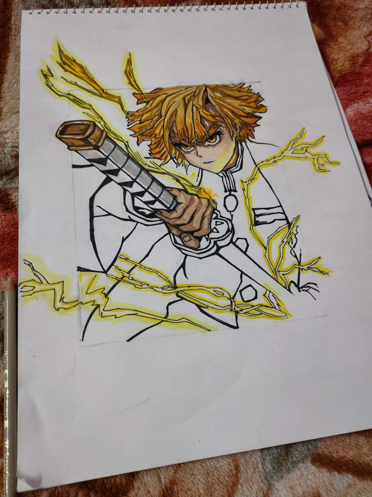 zenitsu artwork anime amino
