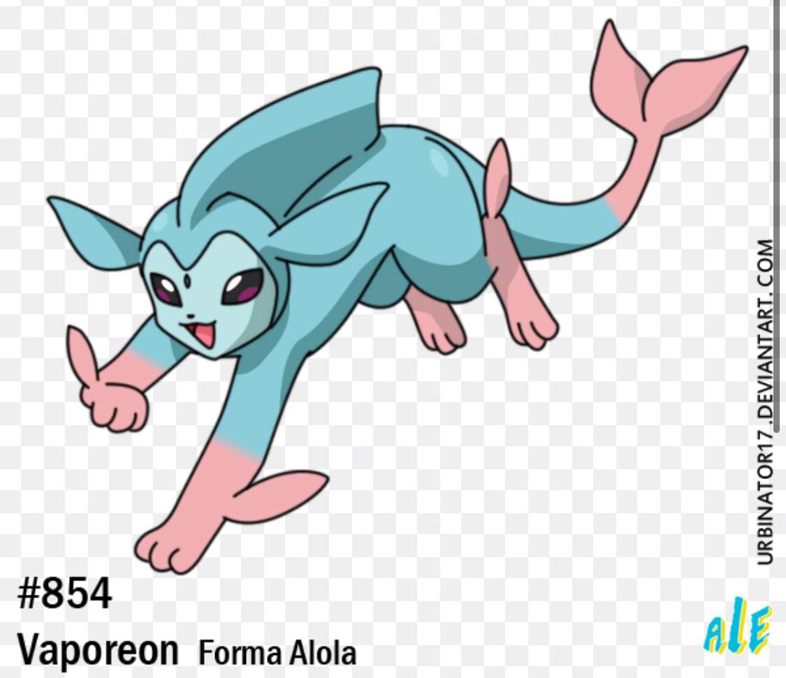 Does Anyone Wanna Draw An Alolan Vaporeon 4 Me? | Eeveelution Community ...