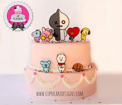 Imagen: pasteles de bt21 - Buscar con Google | Pasteles de cumpleanos ... |  ARMY's Amino Amino