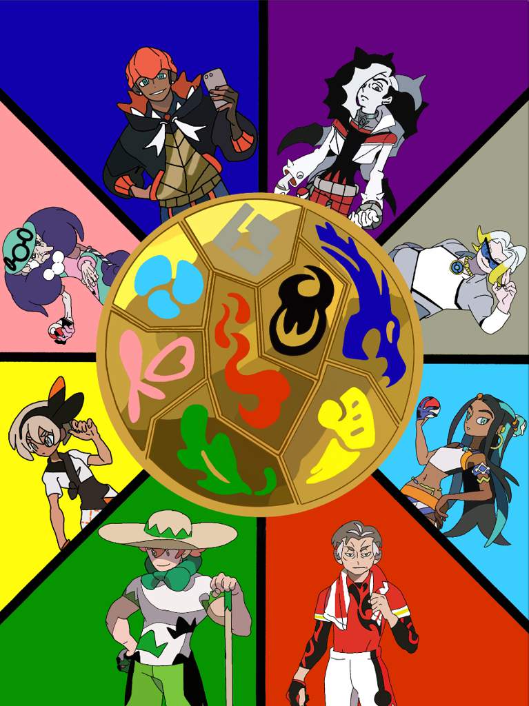 For Galar And Glory Galar Gym Leader Art Pokemon Amino