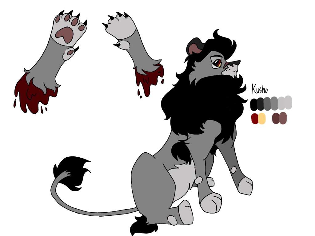 Kusho reference sheet | 🦁The Lion King Amino🦁 Amino