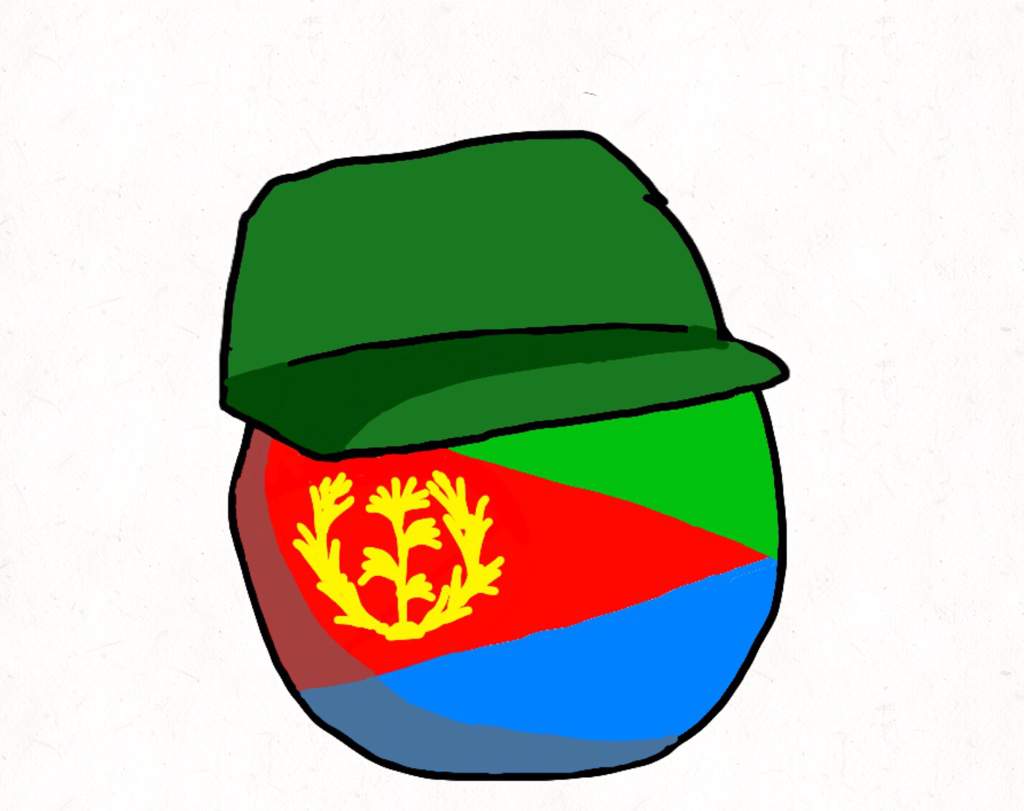 Eritrea Ball 2 (I personally think it looks better without eyes ...