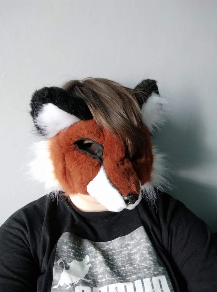 Mini fox fursuit mask done! | Furry Amino