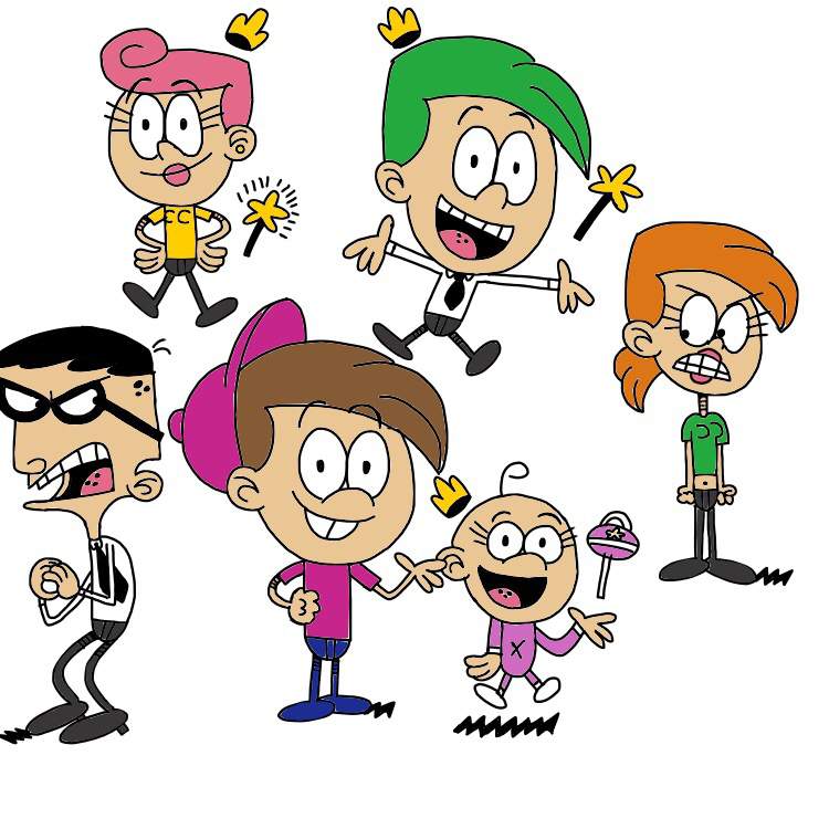 Fairly OddParents in the Loud House style | Nickelodeon History Amino Amino