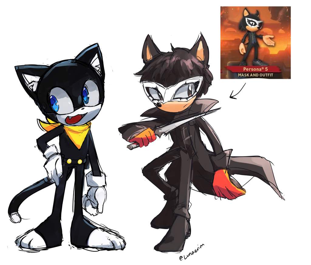 Crossover Persona 5 X Sonic Sonic The Hedgehog Amino