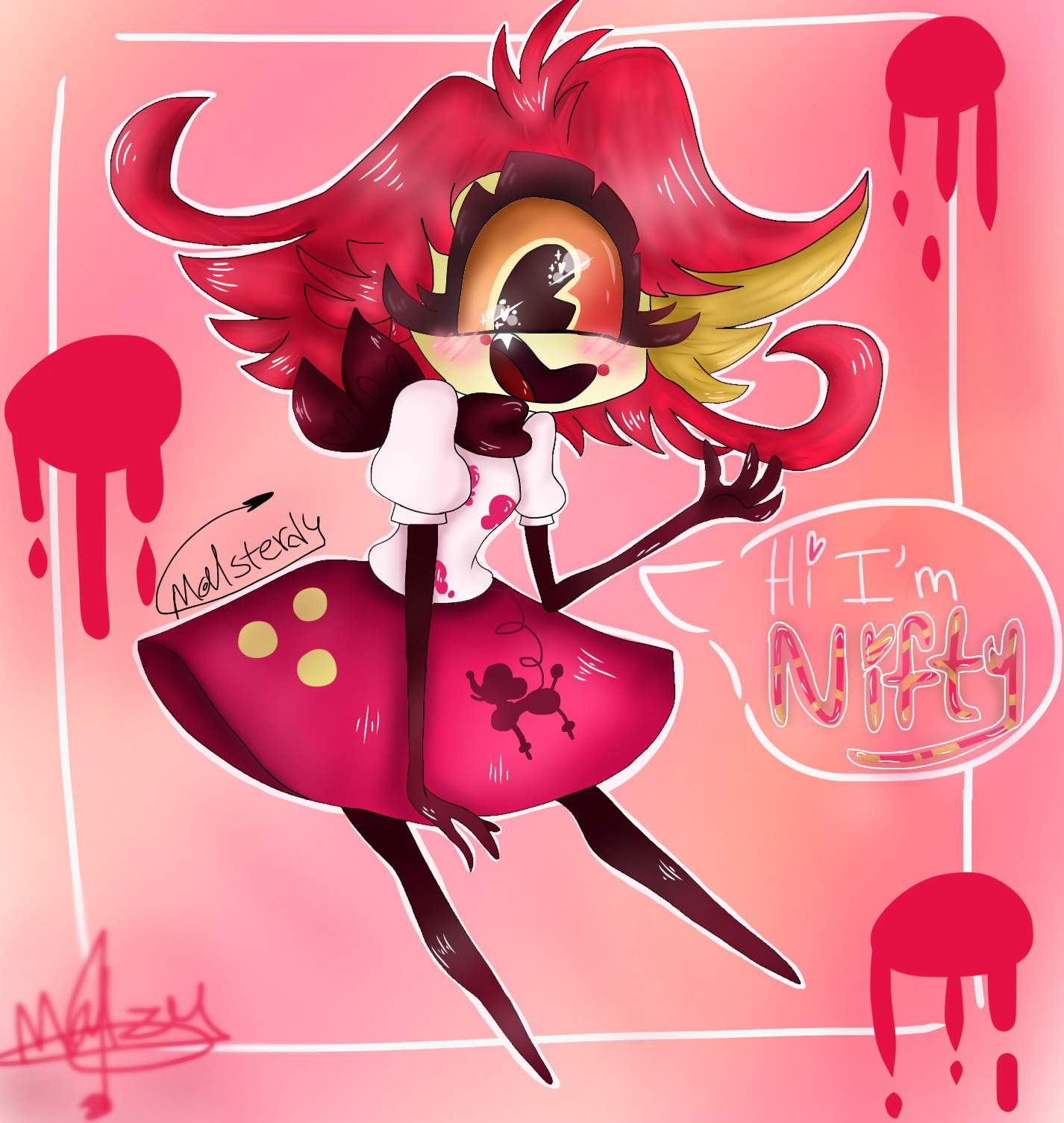 Redraw for The Cutest Maid !!💖 | Hazbin Hotel (official) Amino