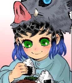 Inosuke eating manga coloring, by me! | Demon Slayer: Kimetsu No Yaiba ...