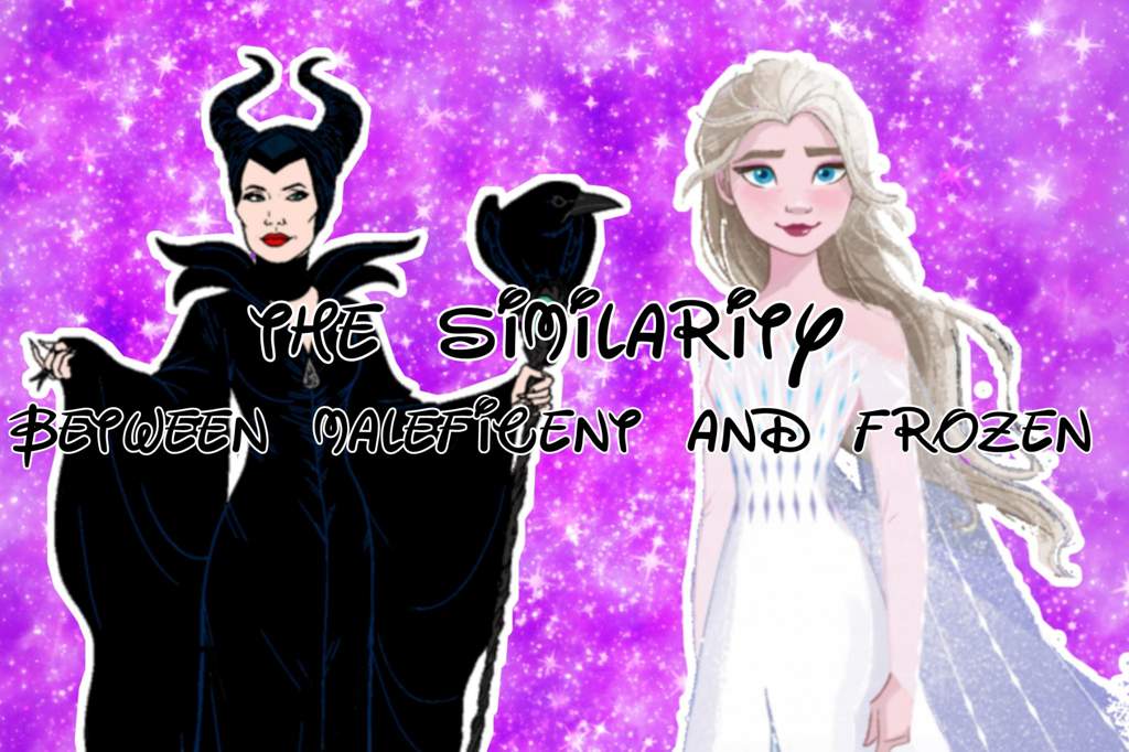 maleficent and elsa