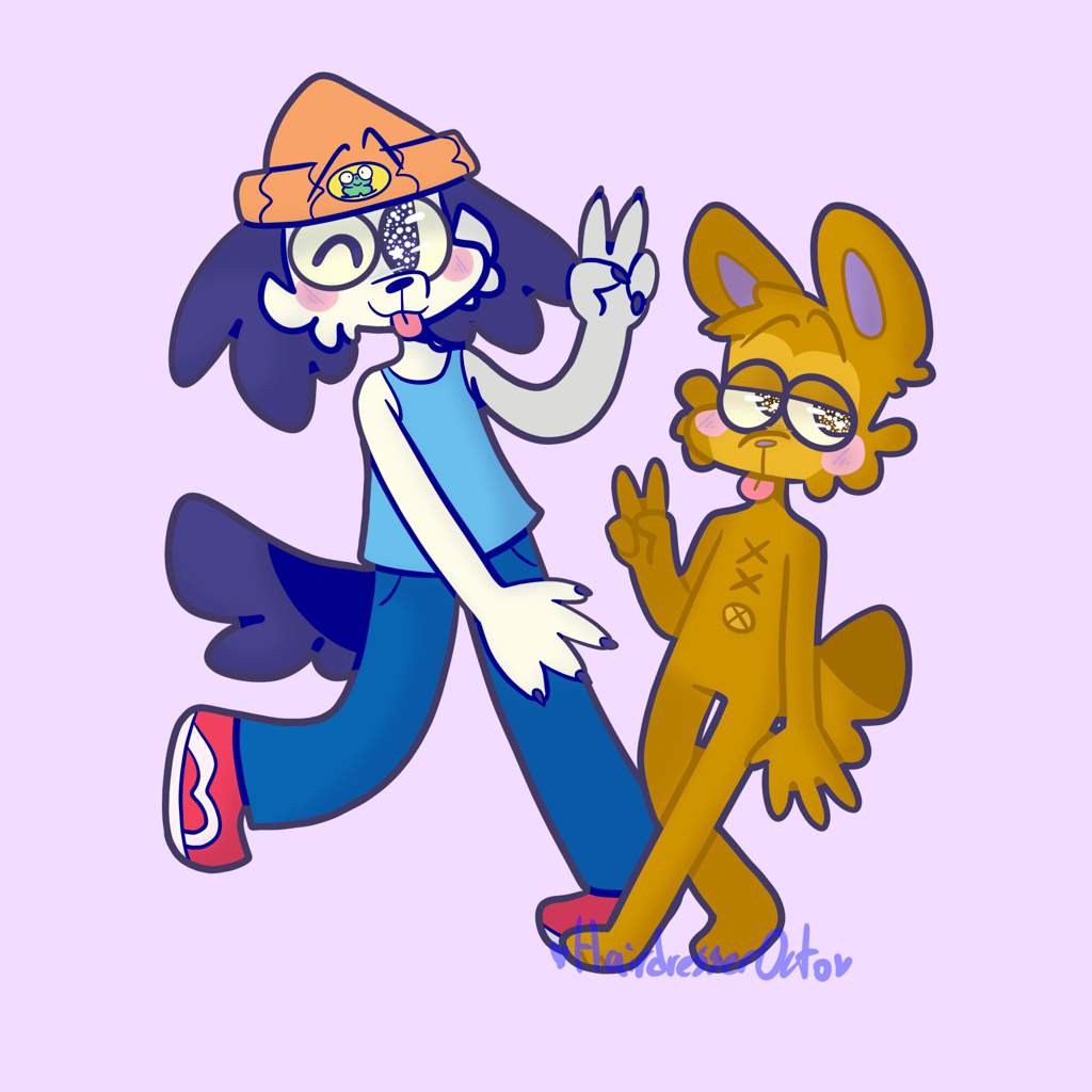 A Redraw Of My First Parappa Drawing! 