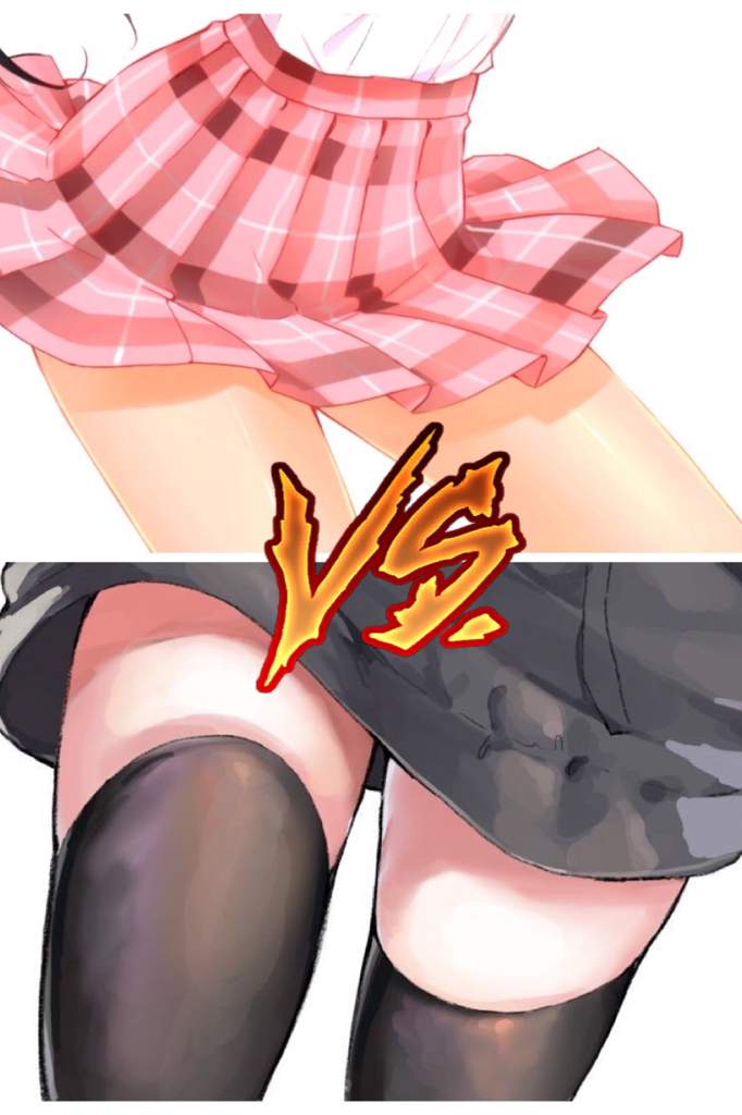 Thigh Highs vs Short Skirts: The Thicc Thigh Debate | Anime Amino