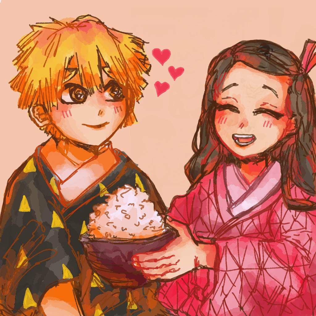 Zenitsu And Nezuko Zenitsu And Nezuko♡ Demon Slayer Kimetsu No