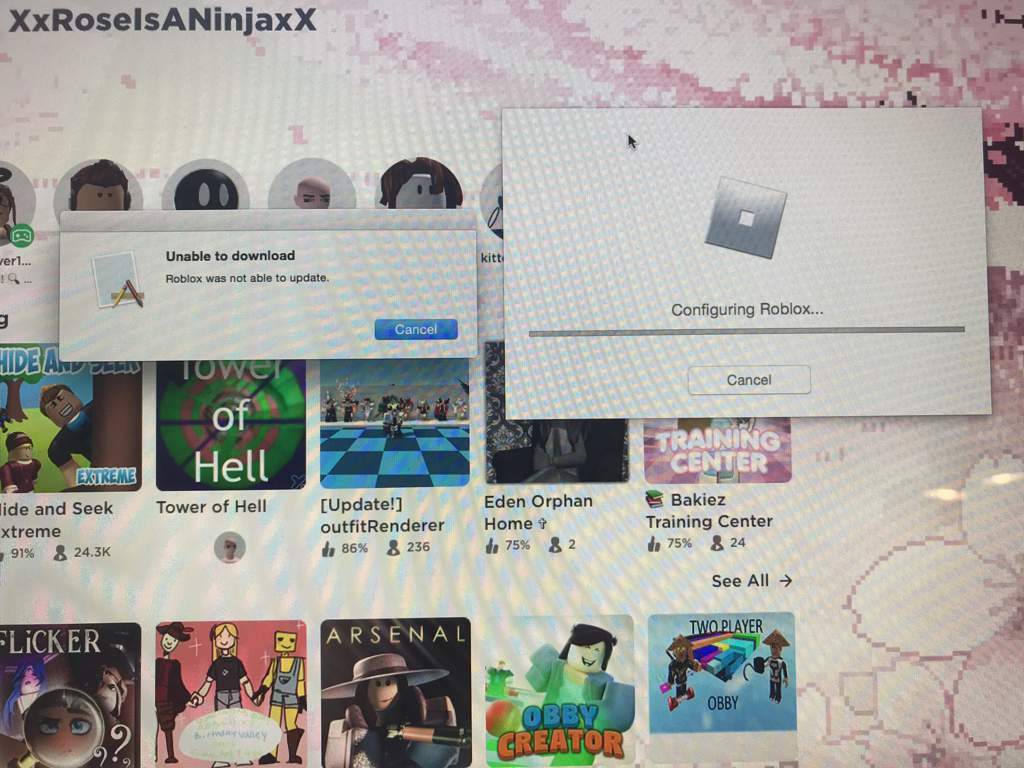 How Do I Fix This Roblox Amino - what to do if roblox says configuring roblox
