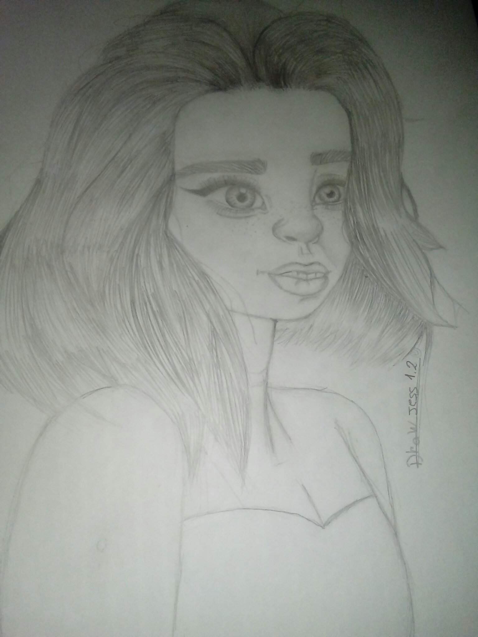 Dibujo de pinteres de una bella modelo mi instagram Drawjess1.2 ...