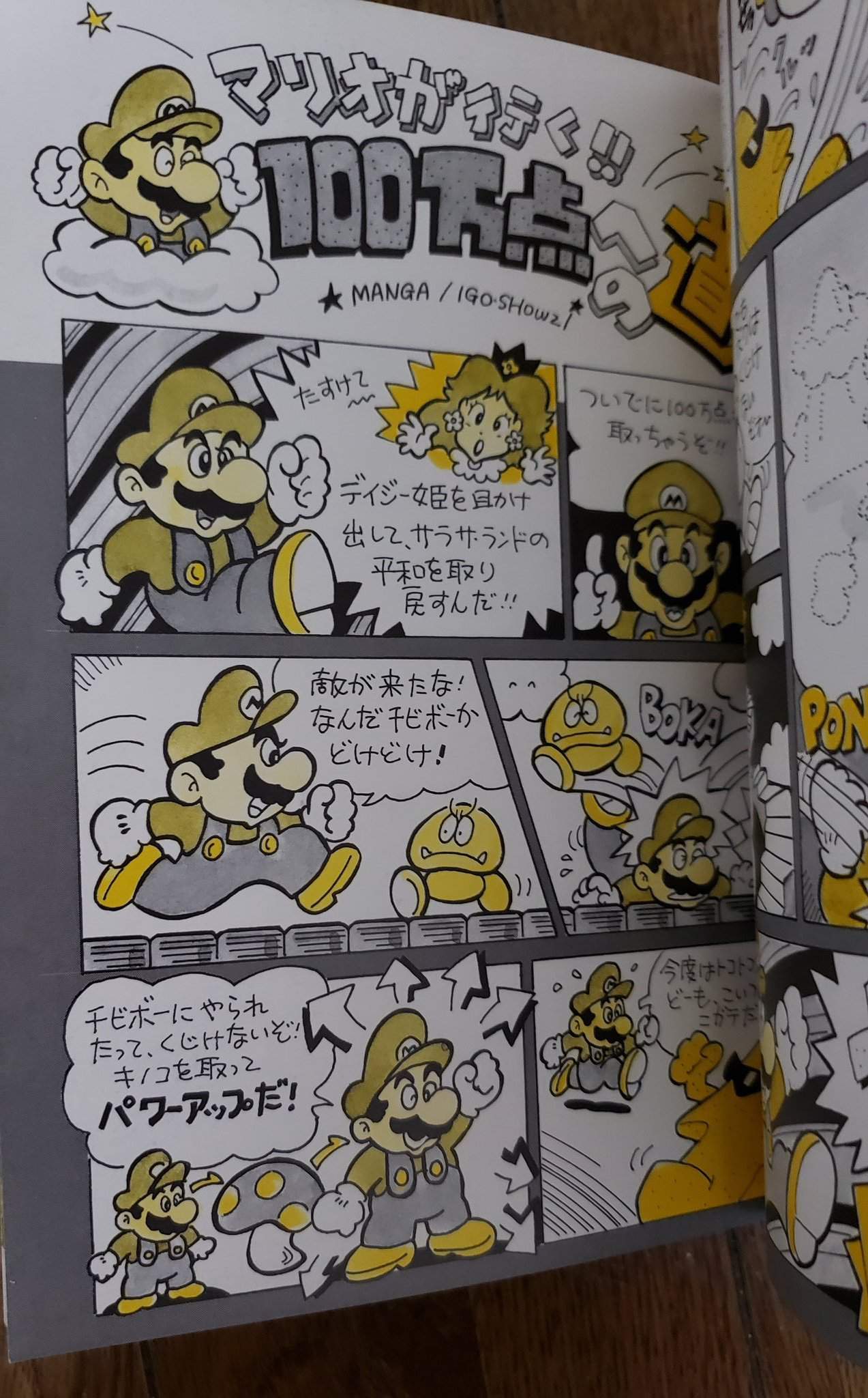 The Super Mario Land Manual scans that feature Mario's adventure to ...