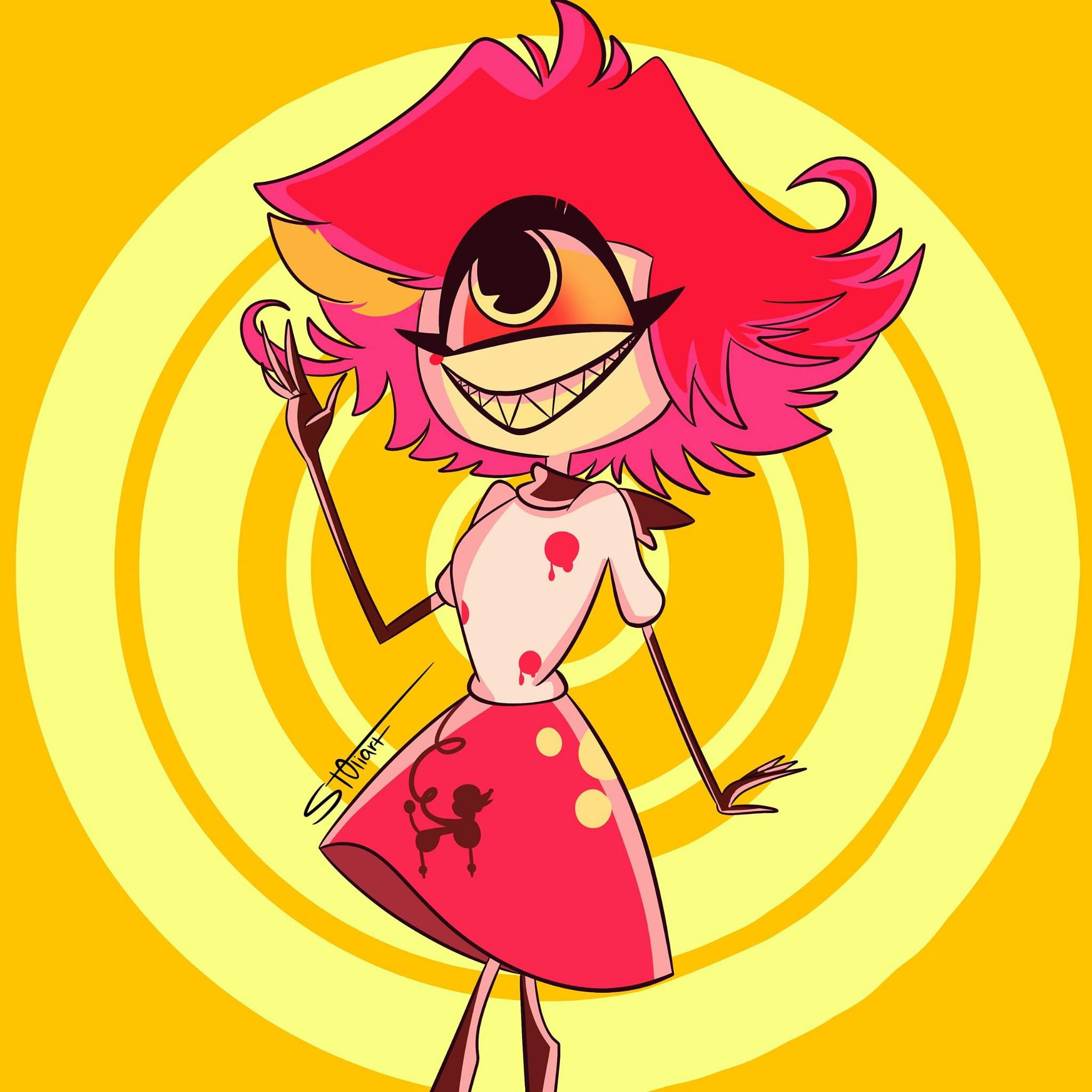 I finally drew nifty! | Hazbin Hotel (official) Amino