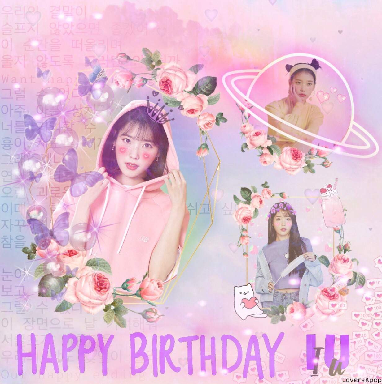 IU Edit (Happy Birthday IU! 🎉) | K-Editing Amino