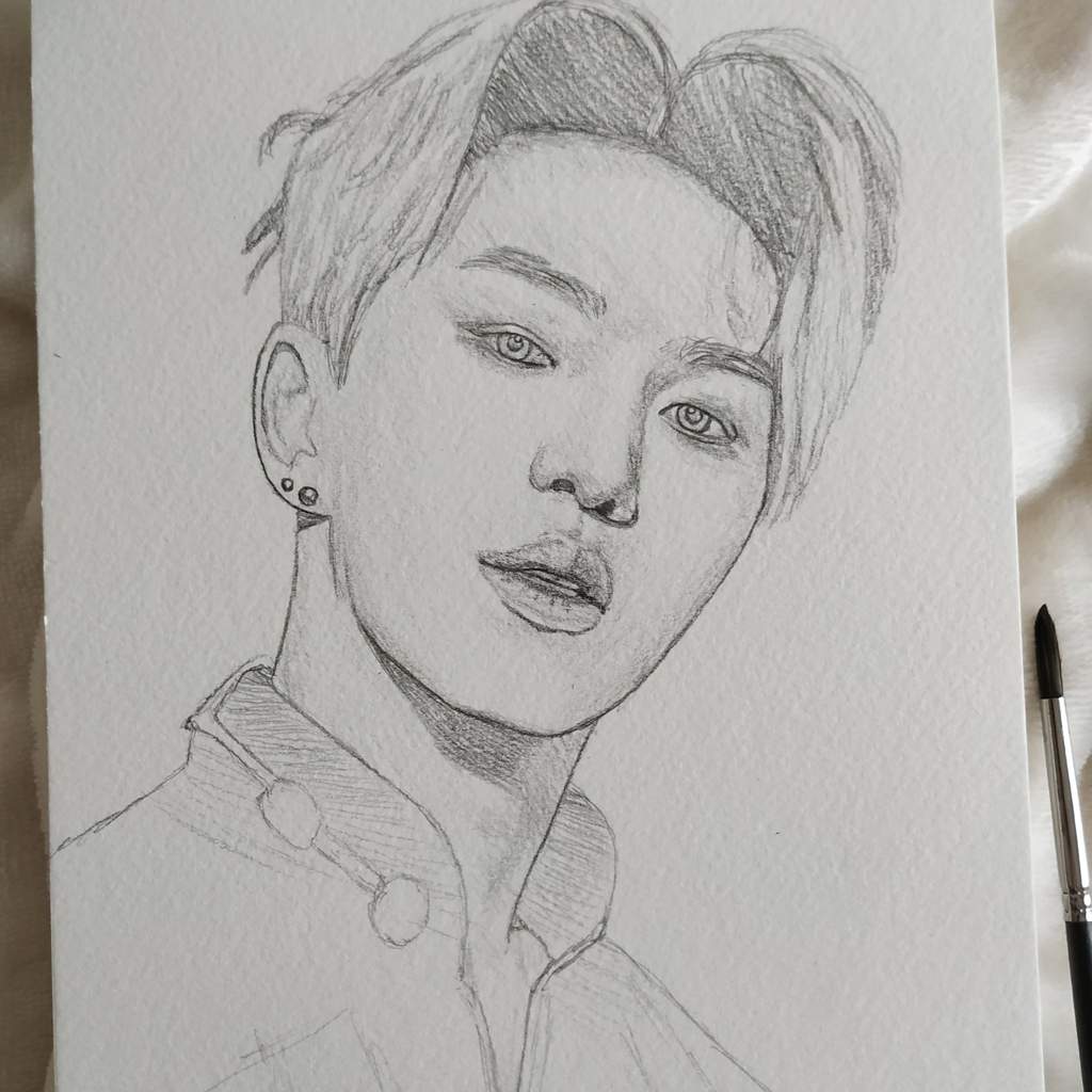 PENTAGON Kino (Kang Hyung-gu) Watercolor Painting | K-Pop _ Amino