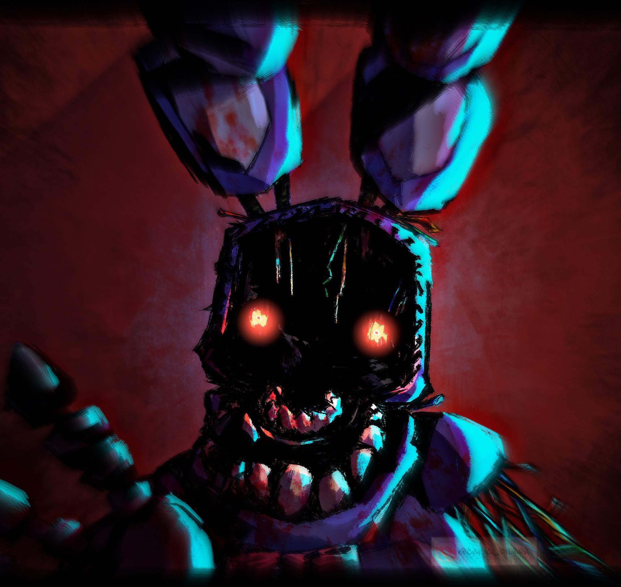 The old bunny and the nightmare bear 👀 WARNING BLOOD | Five Nights At ...