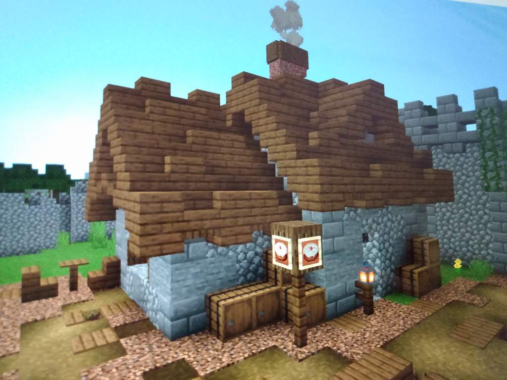 minecraft medieval bakery