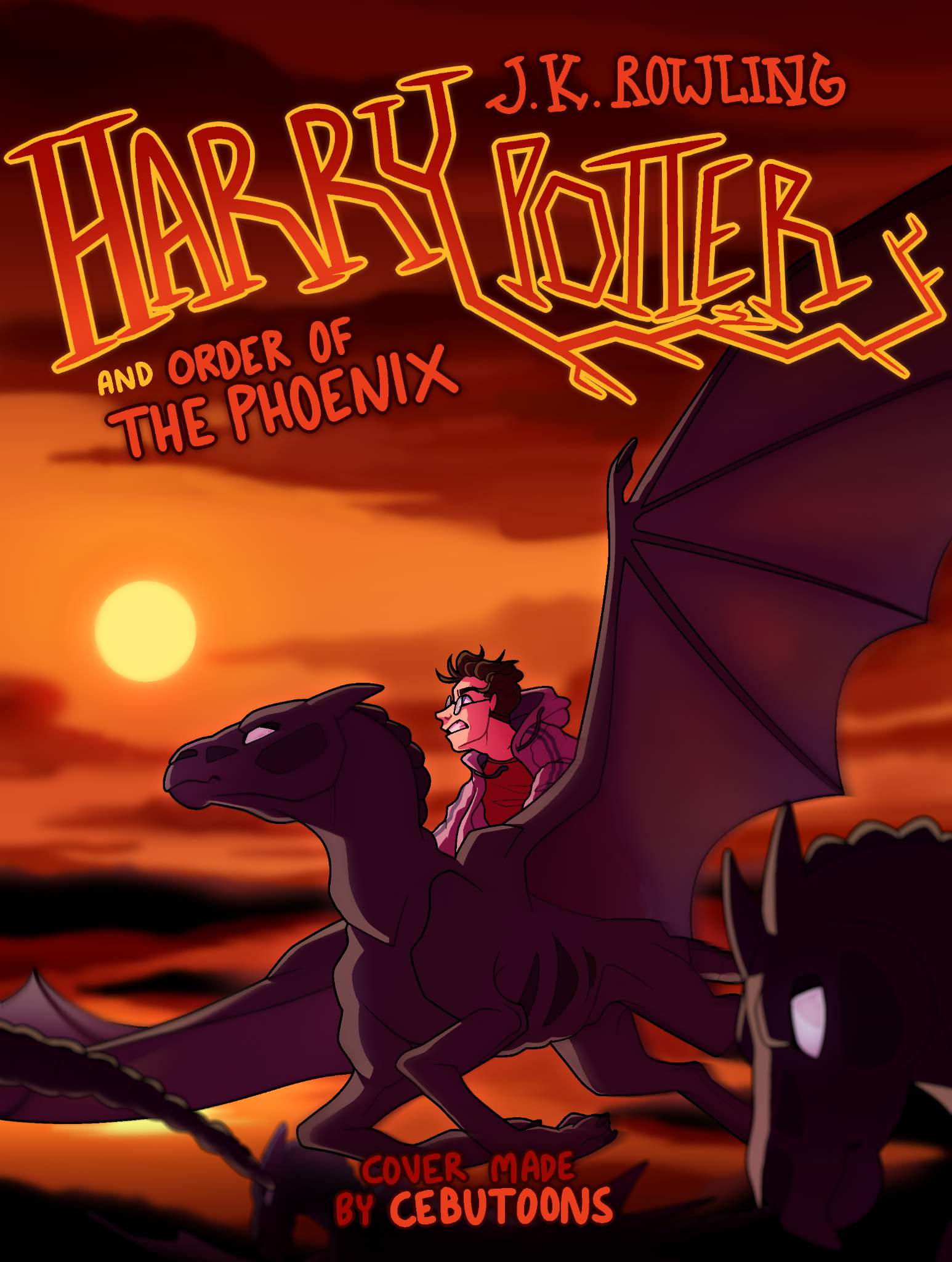 Harry potter order of the phoenix book cover - angryfod