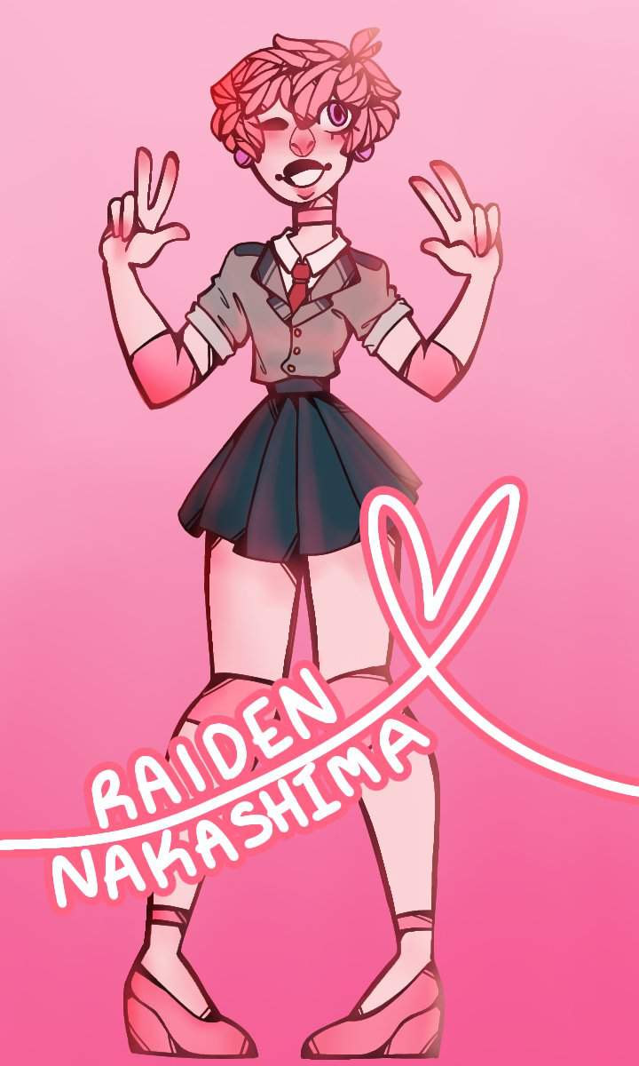 Raiden Nakashima! (MHA Oc) | My Hero Academia Amino