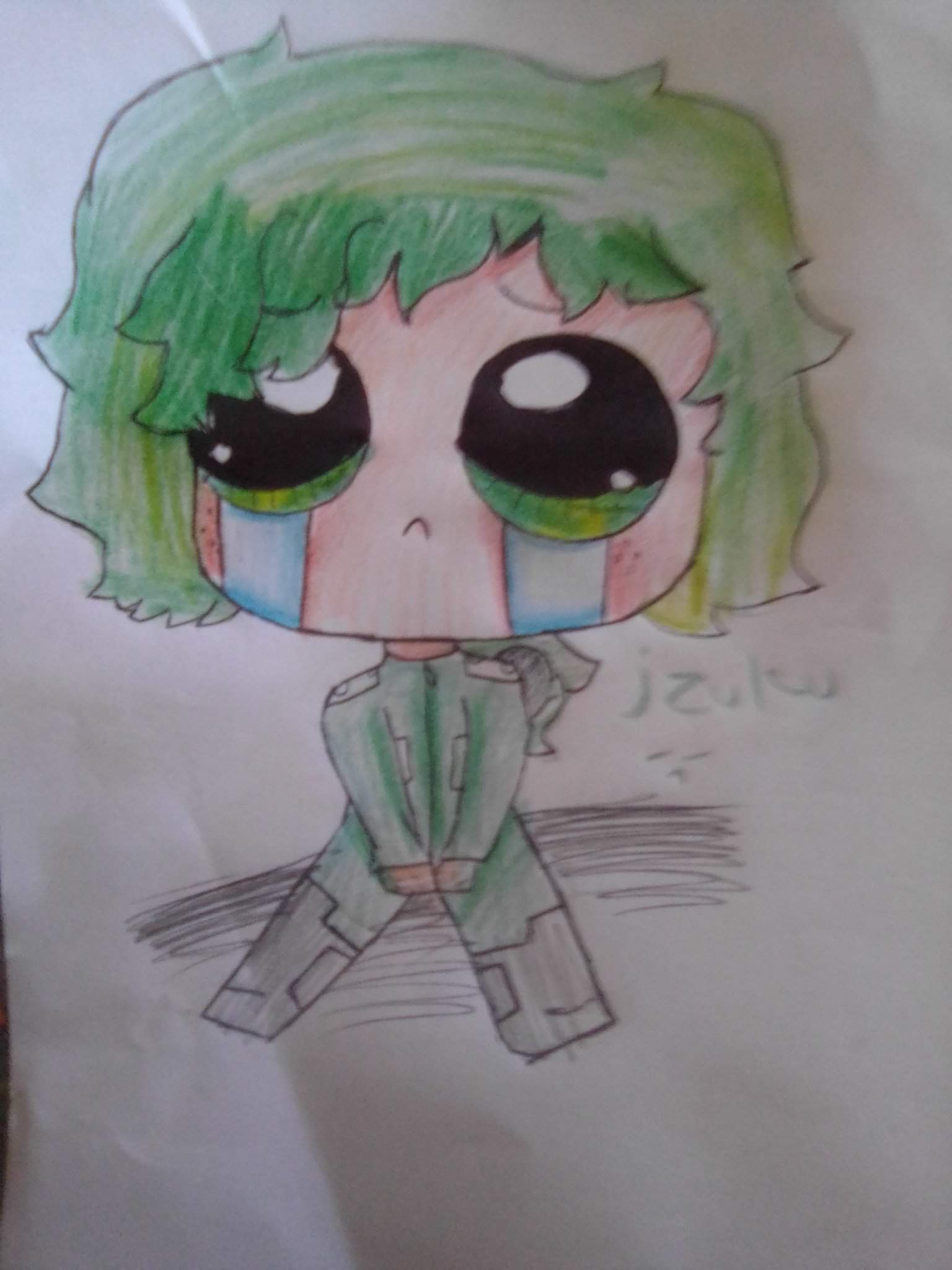 Deku llorando dibujo kawaii | Boku No Hero Academia Amino. Amino