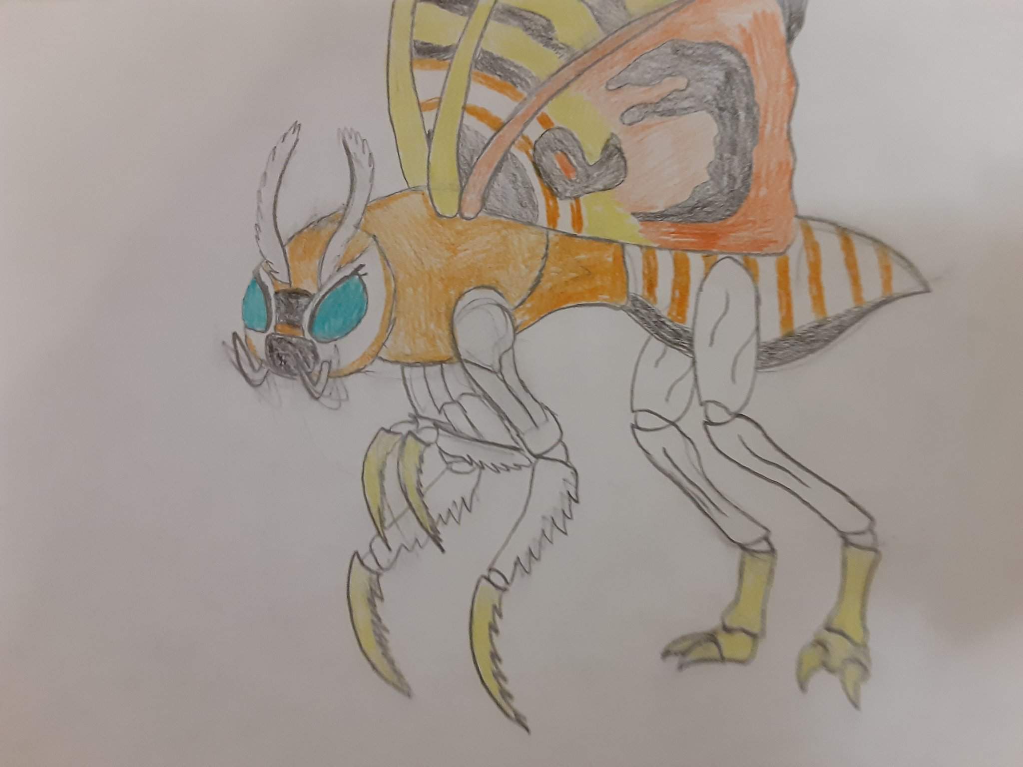 Monsterverse Mothra but with the colors of the Heisei Era Mothra ...