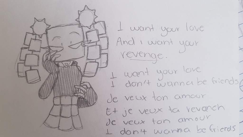 I want your love and I want your revenge Just Shapes & Beats Amino