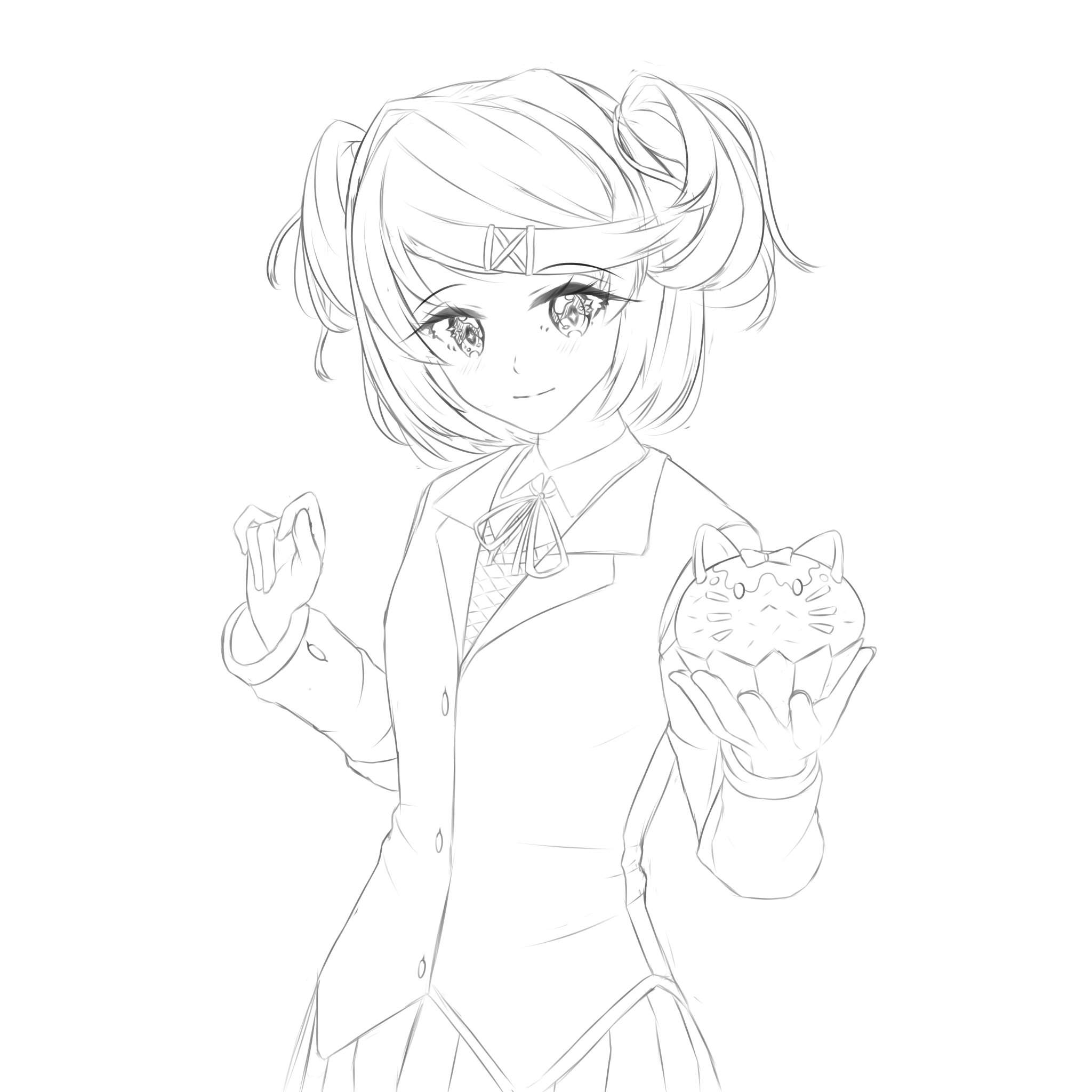 Natsuki - DDLC | Desenhos ⭐⭐⭐⭐ Amino