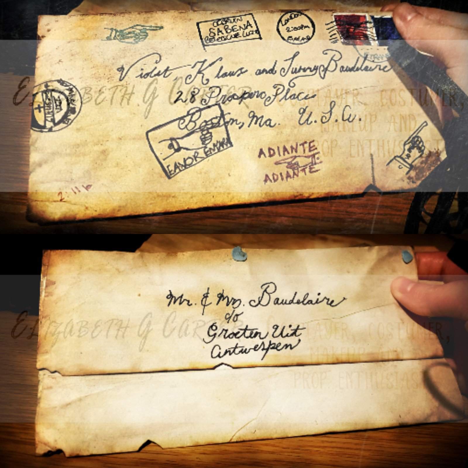 Violet Baudelaire Lemony Snicket Cosplay Inheritance Letter Prop 1 ...