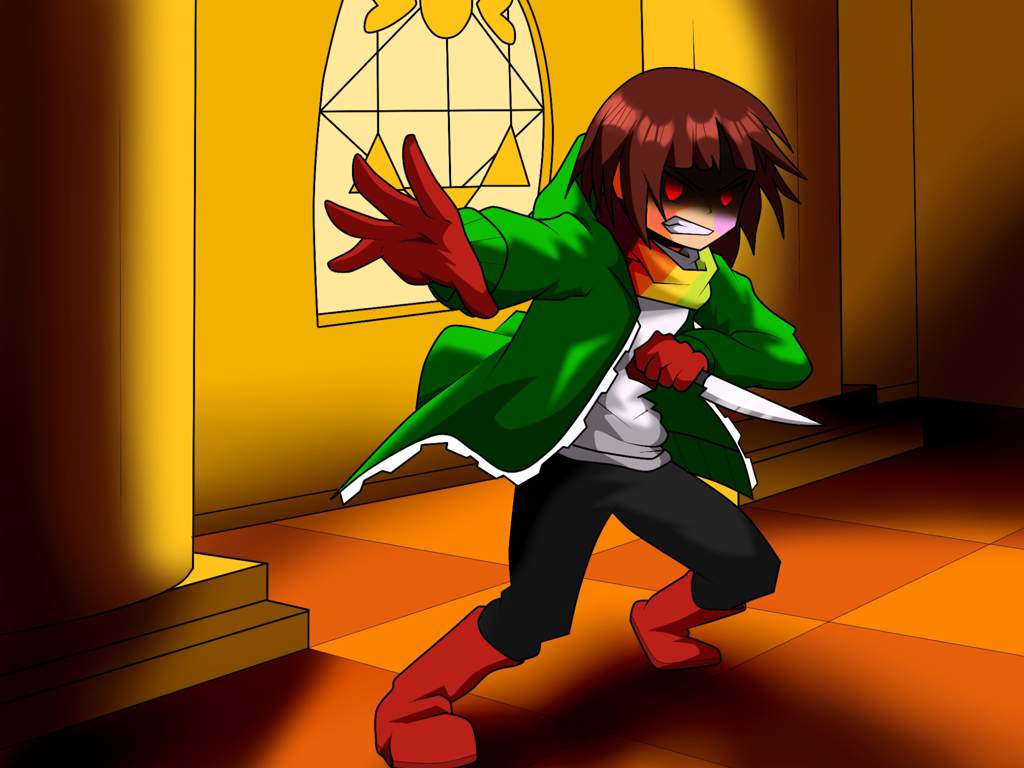 Fanart Storyshift Chara Undertale Brasil Amino