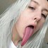 Long tongue girl. Длинный язык у девушки Эстетика.