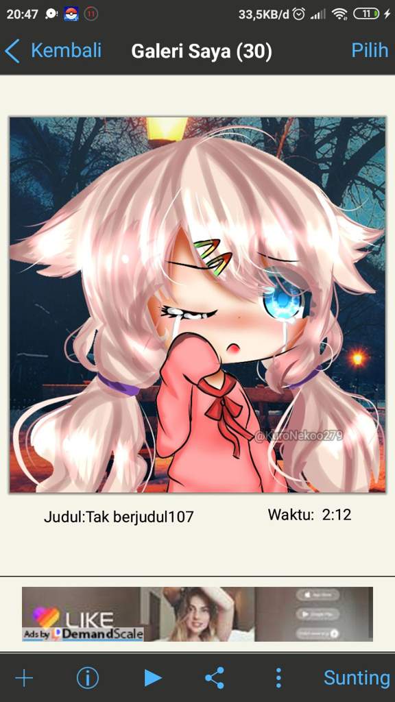 Crying girl gacha edit | Gacha-Life Amino