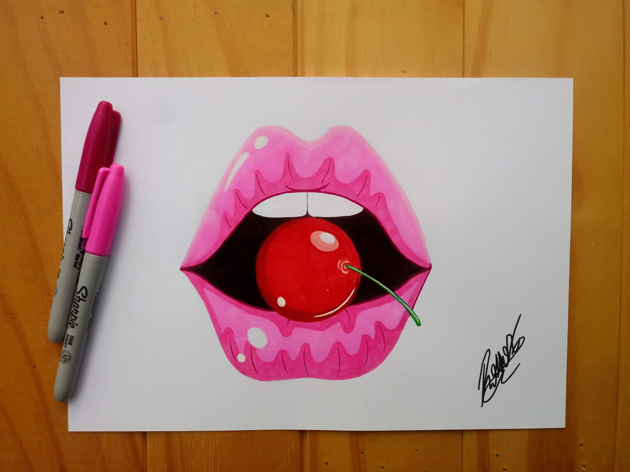 Lips Drawing 💋 by Ʀ .Σ. ꪶᶰʳ🇦🇷 | Arte Anime Amino Amino