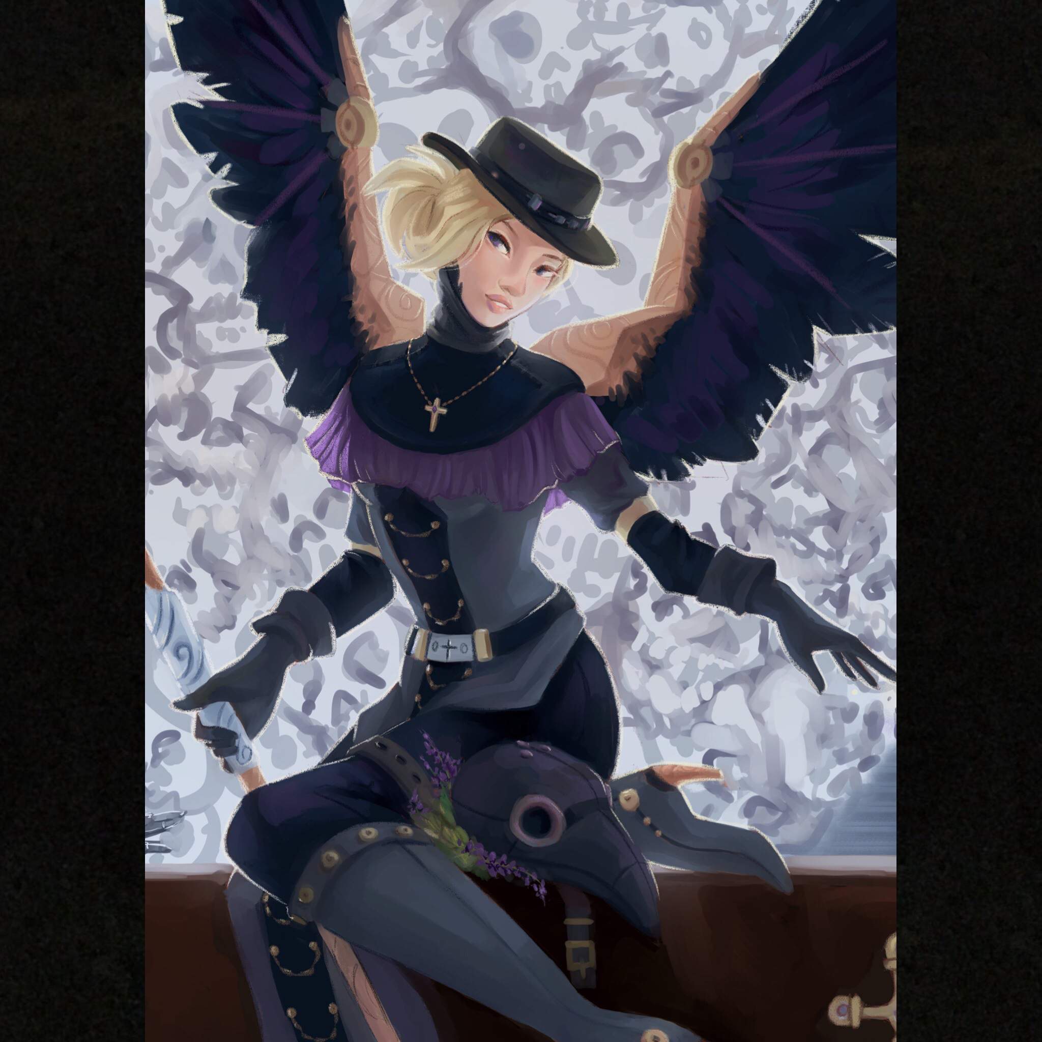 Plague Doctor Mercy [fanart] | Overwatch Amino