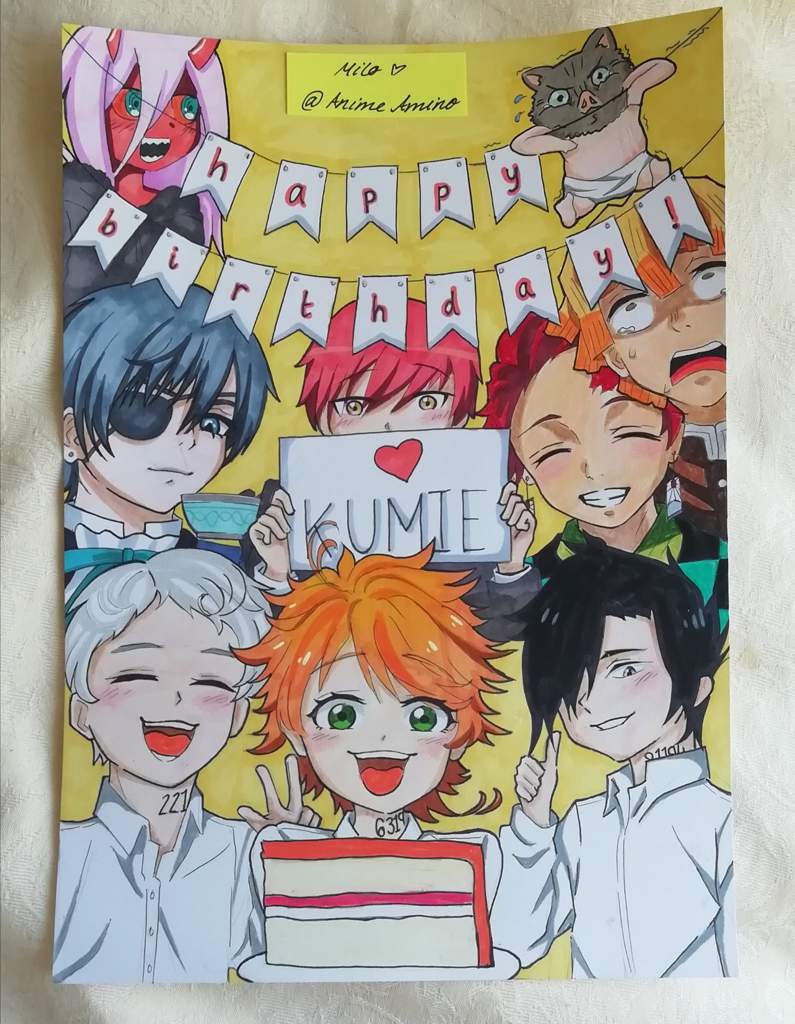 Happy Birthday Kumie! | Fanart Gift | Anime Amino