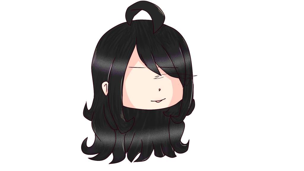 I tried editing black hair(wip) | Gacha-Life Amino