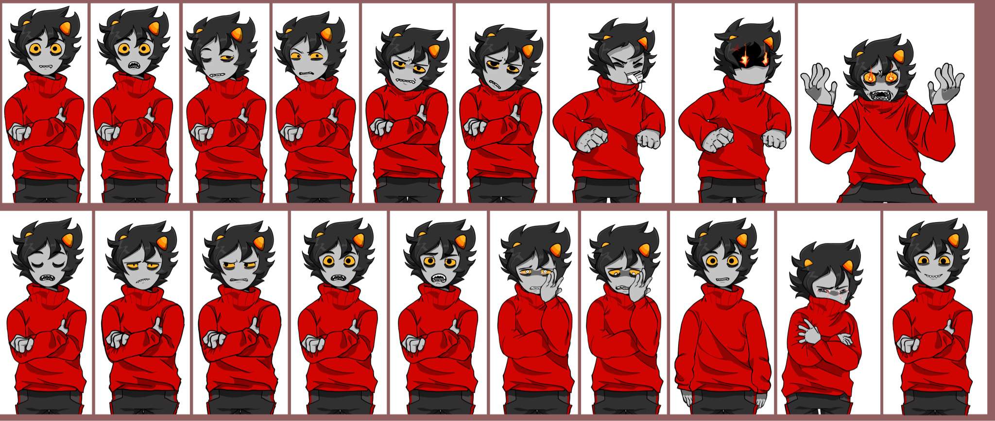 Kankri Sprites! - You can use :D just credit | Homestuck And Hiveswap Amino