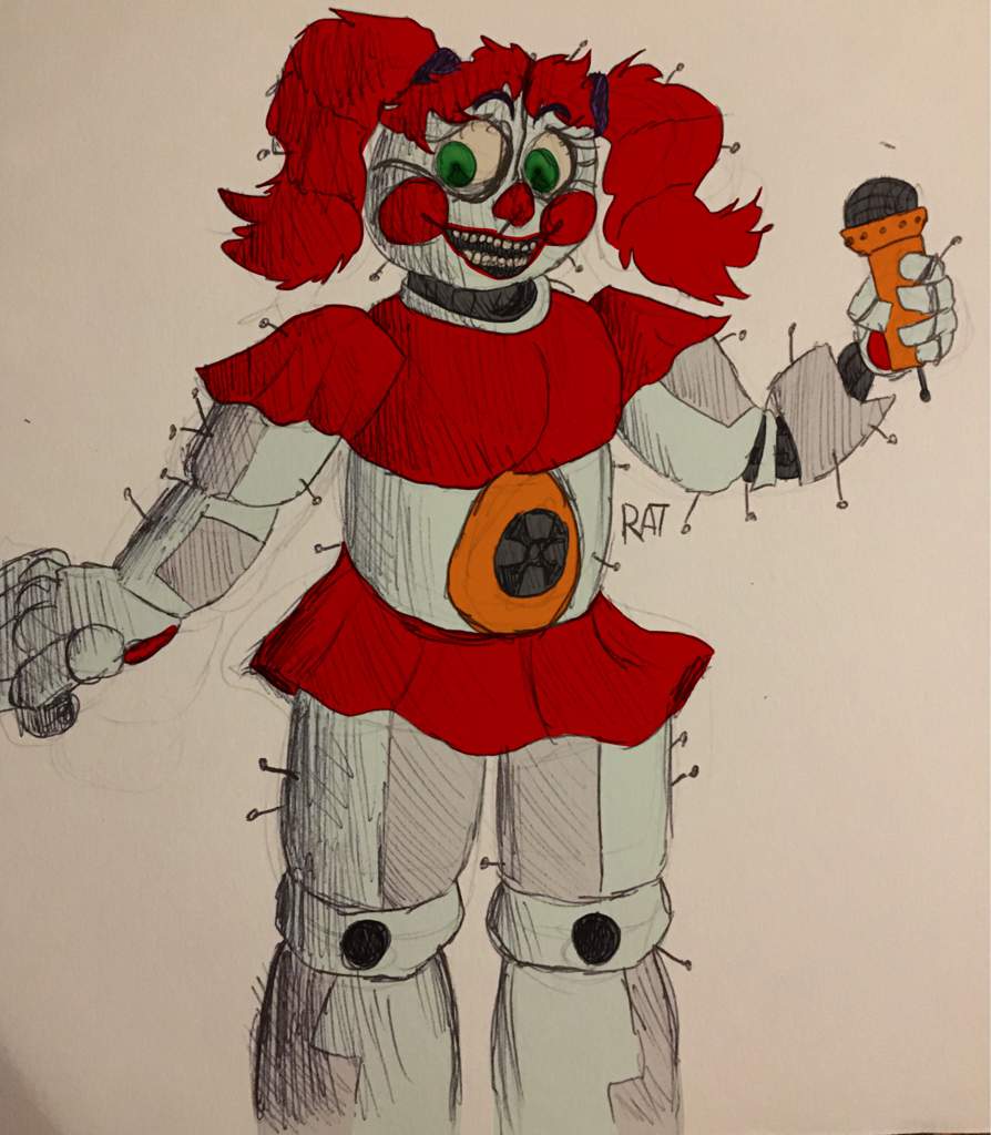 Baby redraw | Five Nights At Freddy's Amino