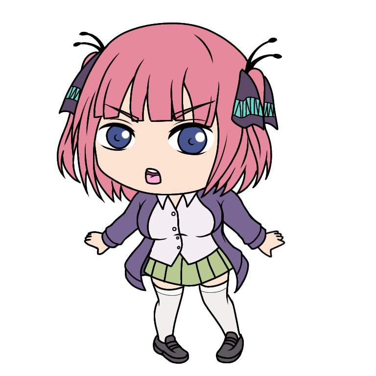 Nino Nakano Chibi Fanart || Quintessential Quintuplets part 3 | Anime Amino