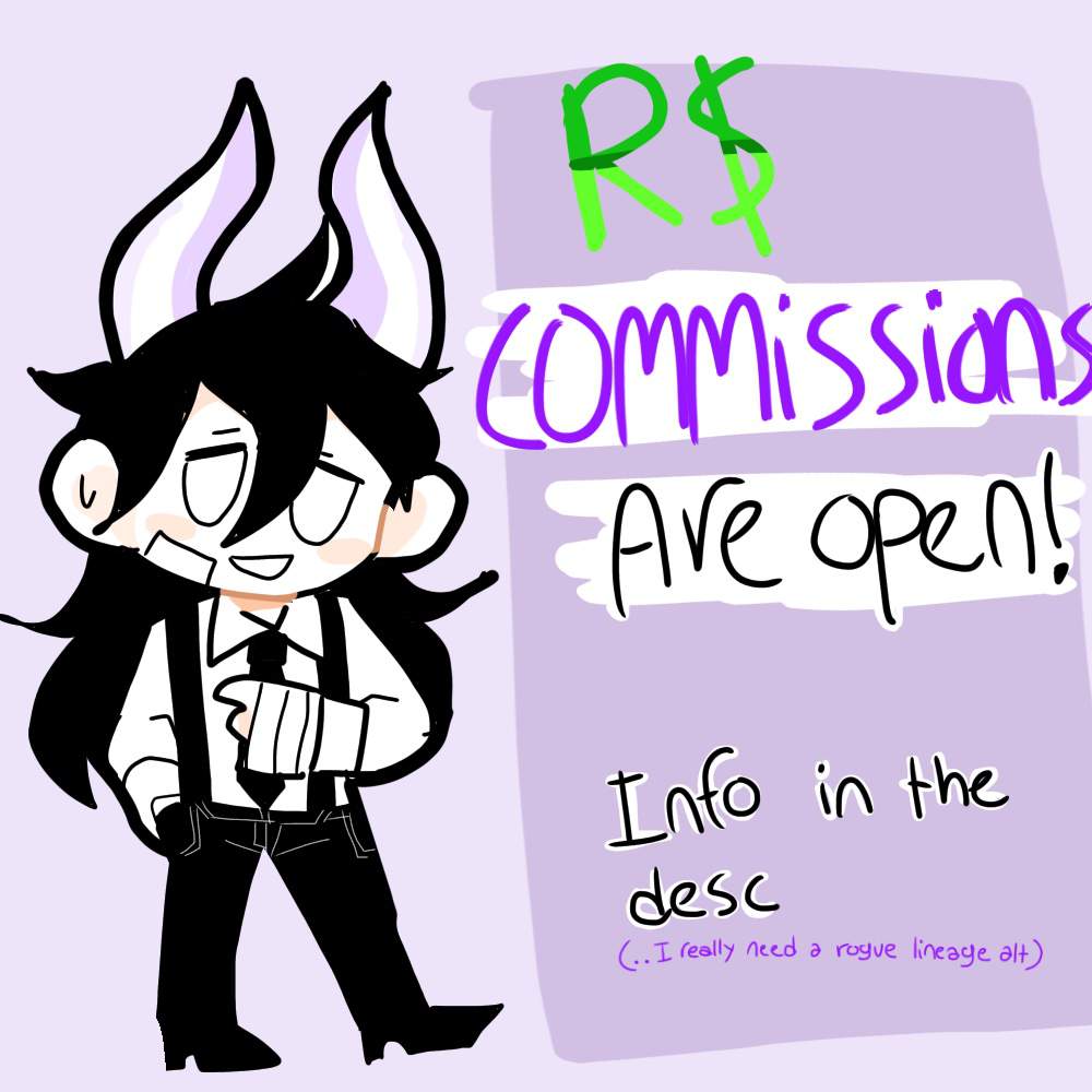 Commissions Open Roblox Amino - roblox model commissions