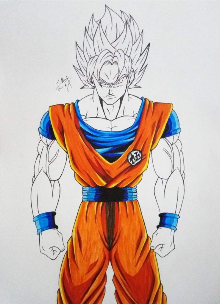 Re-drawing Goku Super Saiyan + Q&A •A little blog about my Journey as ...