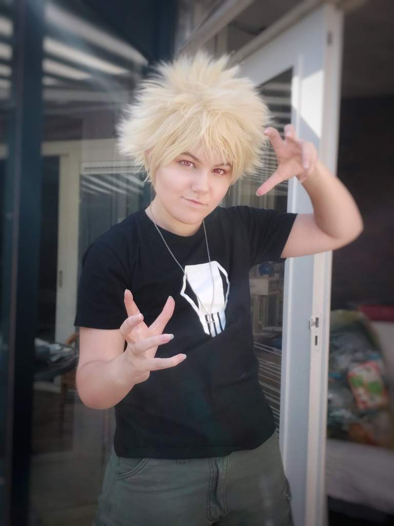 bakugou cosplay shirt