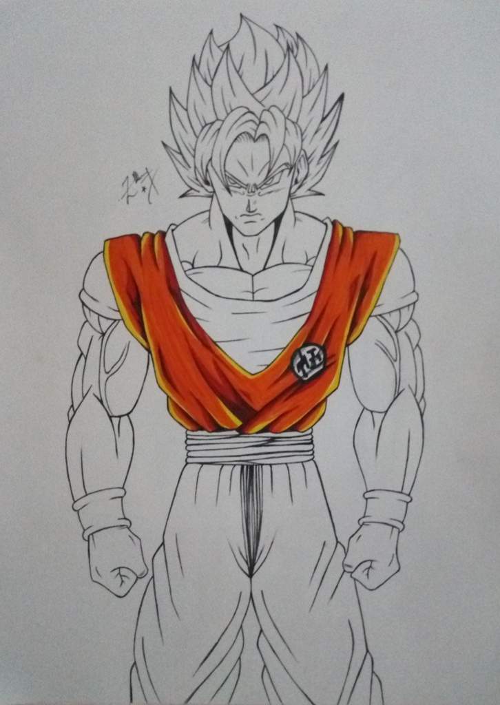 Re-drawing Goku Super Saiyan + Q&A •A little blog about my Journey as ...