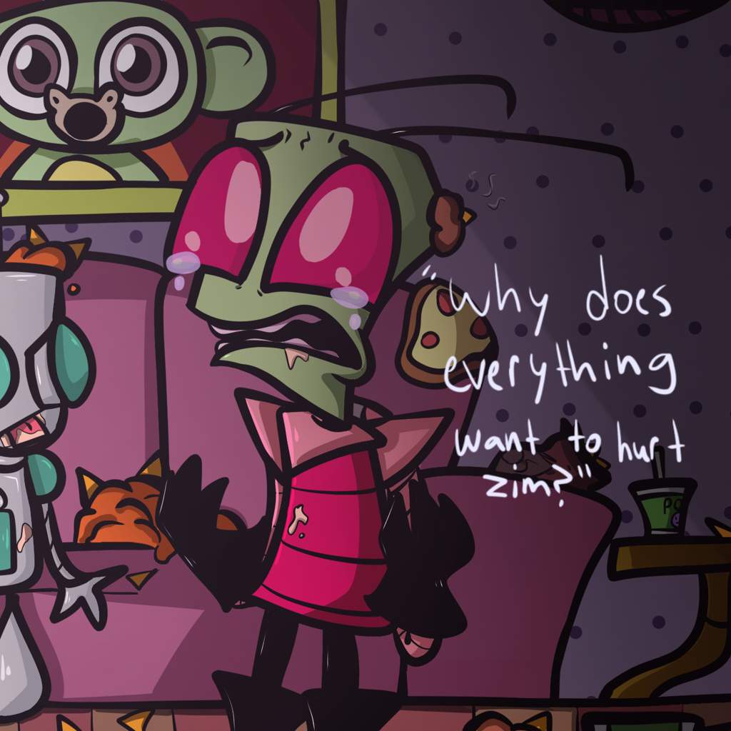 A redraw of a scene. Well kind of- | Invader Zim Amino