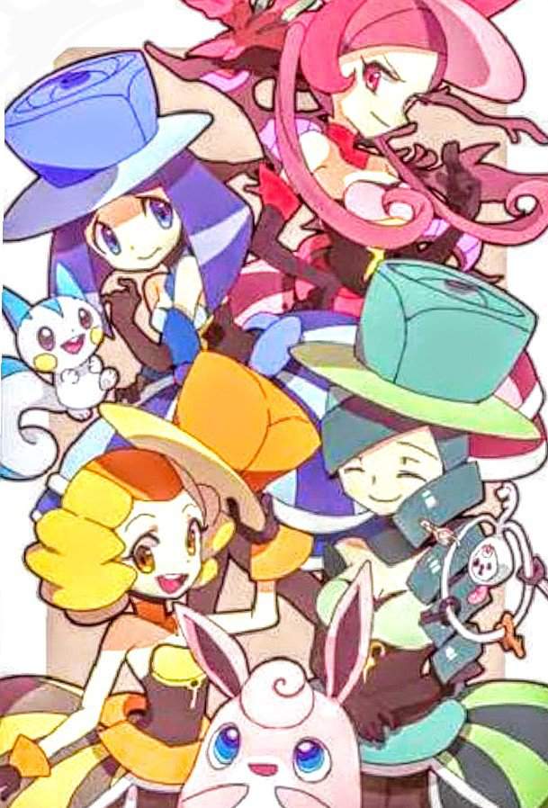 Alguém sabe quem elas são? | Pokémon Amino Em Português Amino