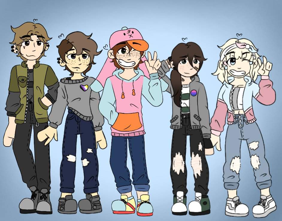 The gang | Drawing Challenge Amino Amino