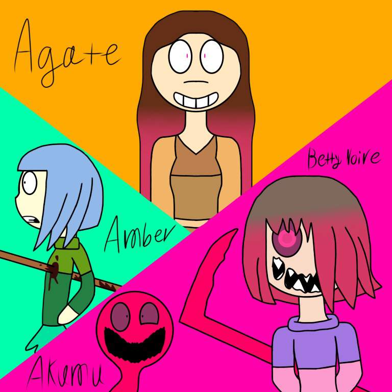 Agate, Amber, And Betty | Glitchtale Amino